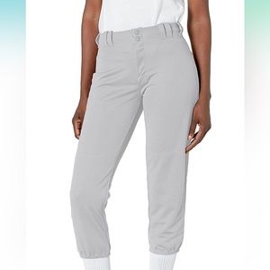 Alleson Athletic XS Women’s Softball Pants light gray NEW